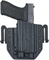 Кобура поясная правосторонняя с фонарем Olight Baldr RL для Glock 17 2504 Черная